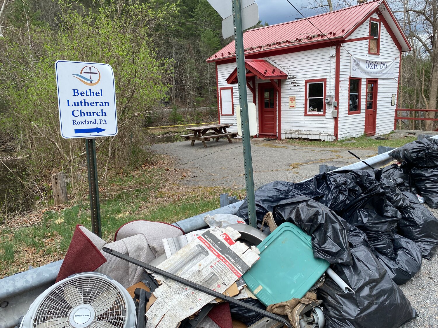 Members of the Lackawaxen River Conservancy collected litter and trash from roads along the Lackawaxen River on Saturday, April 15. The Litterpluck season has begun!